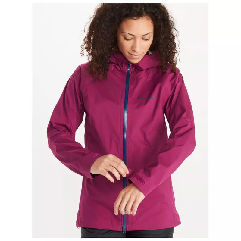 Marmot Womens PreCip Stretch Jacket Wild Rose Sportpursuit