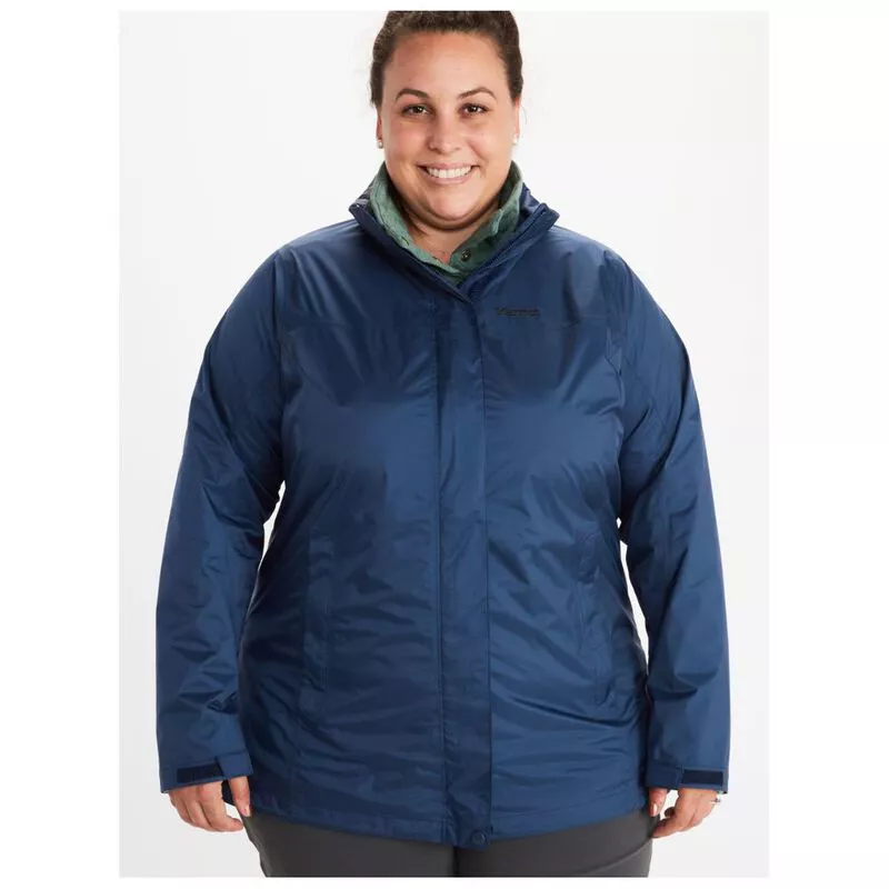 Marmot Womens PreCip Eco Plus Jacket Arctic Navy Sportpursuit