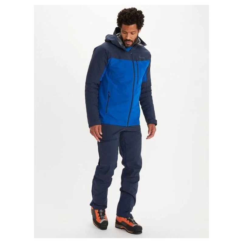 Marmot Mens Rom Gore Tex Infinium Hooded Jacket Arctic Navy Dark Azur
