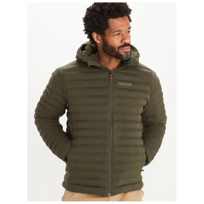 Mens marmot featherless hooded jacket shop