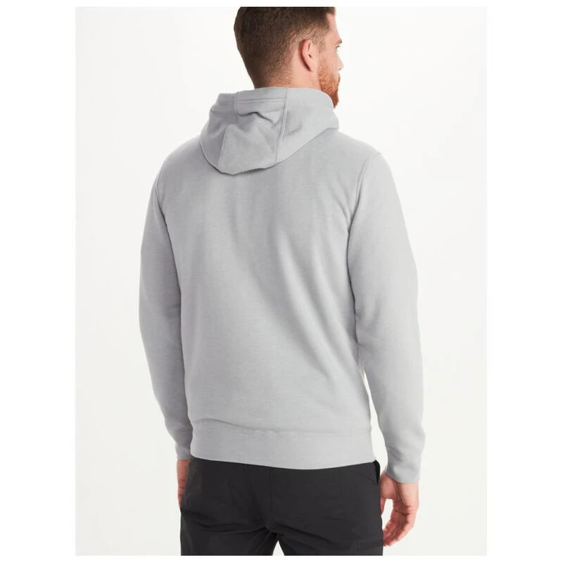 Marmot Mens Marmot Full Zip Hoodie Sleet Heather Sportpursuit