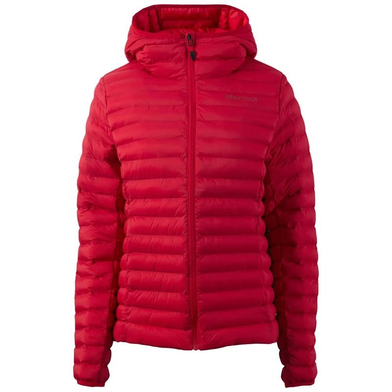 Marmot Womens Echo Featherless Hooded Jacket Team Red Sportpursuit