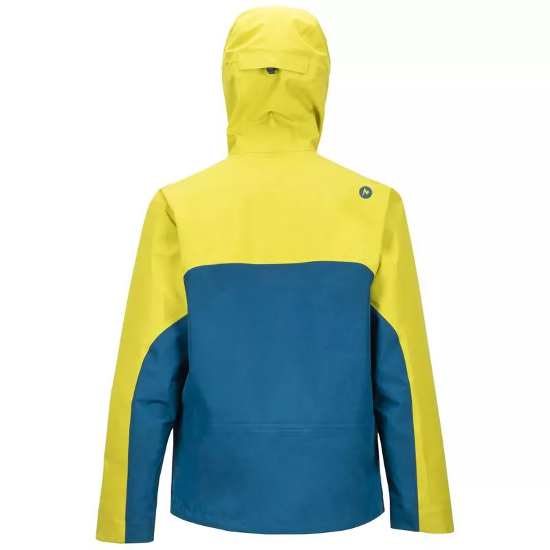 Marmot Mens Spire Jacket Citronella Moroccan Blue Sportpursuit