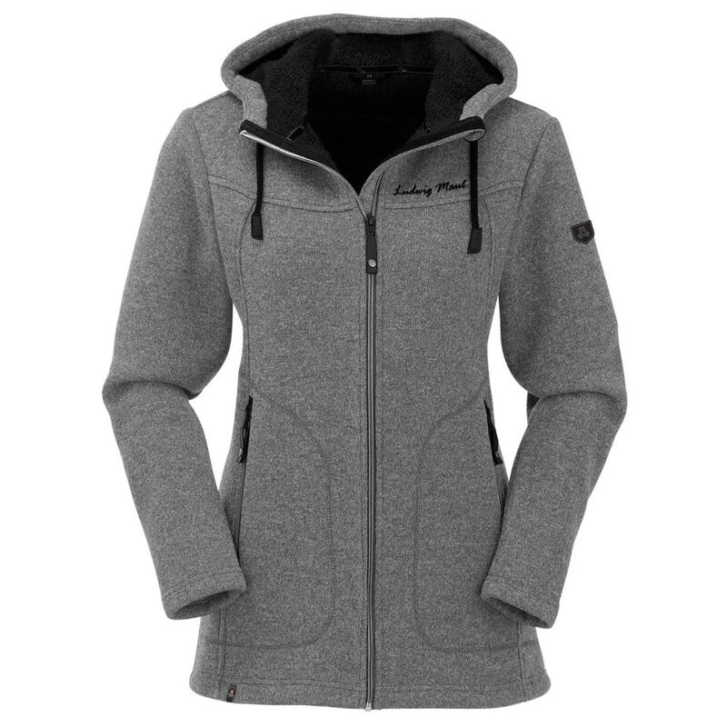 Maul Womens Wild Fleece Jacket (Grey)