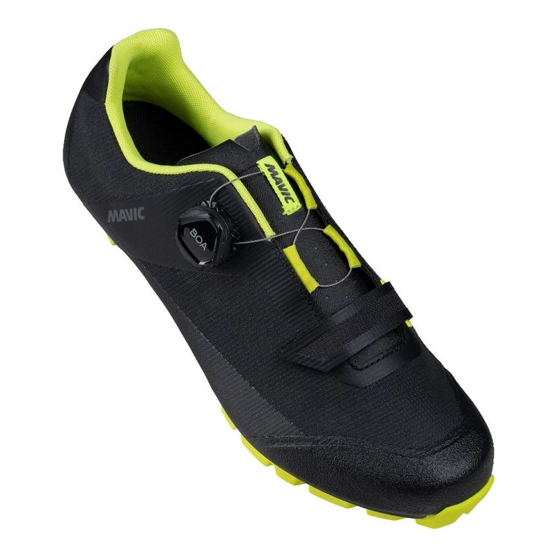 Mavic Crossmax Elite Cycling Shoes Black Safety Yellow Sportpursui