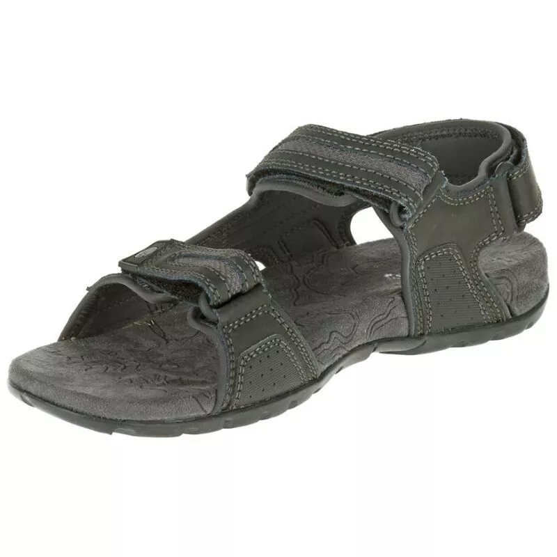 Merrell Mens Sandspur Oak Sandals Black Granite Sportpursuit