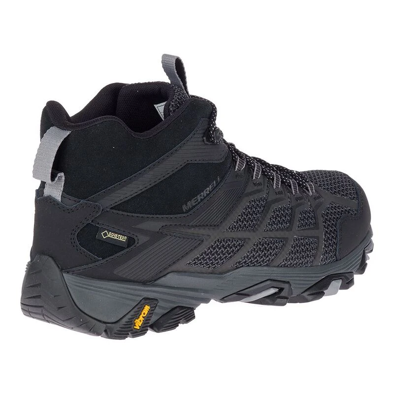 Merrell Mens Moab FST 2 Mid GTX Hiking Shoes Black Sportpursuit