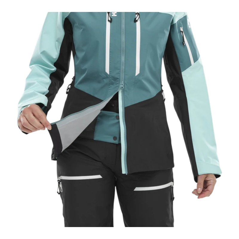Giacca Da Sci 3 In 1 Impermeabile Donna | Invernale Antivento Con Interno In Pile Rimovibile - copertina