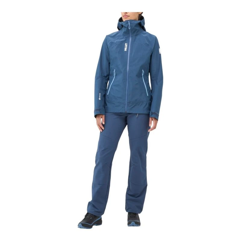 Veste De Trekking Femme Millet Seneca GTX - Imperméable Respirante Gore-Tex EPE, Capuche Réglable, Coupe Active