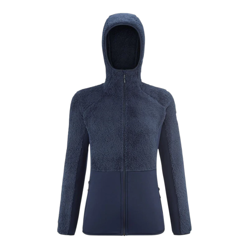 Pull Polaire Violet H&L Taille L Avec Capuche - Bon état - Parfait Rando