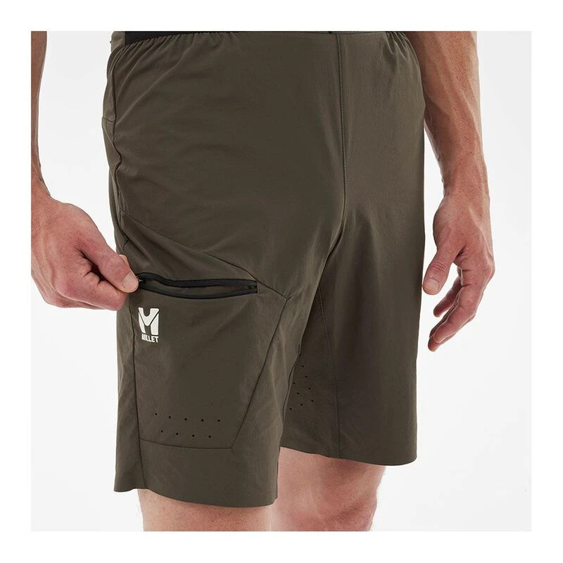 Pantaloncini Da Trekking Uomo Millet Trekker Short M - Tessuto Drynamic Stretch, Asciugatura Rapida, Taglio Dritto