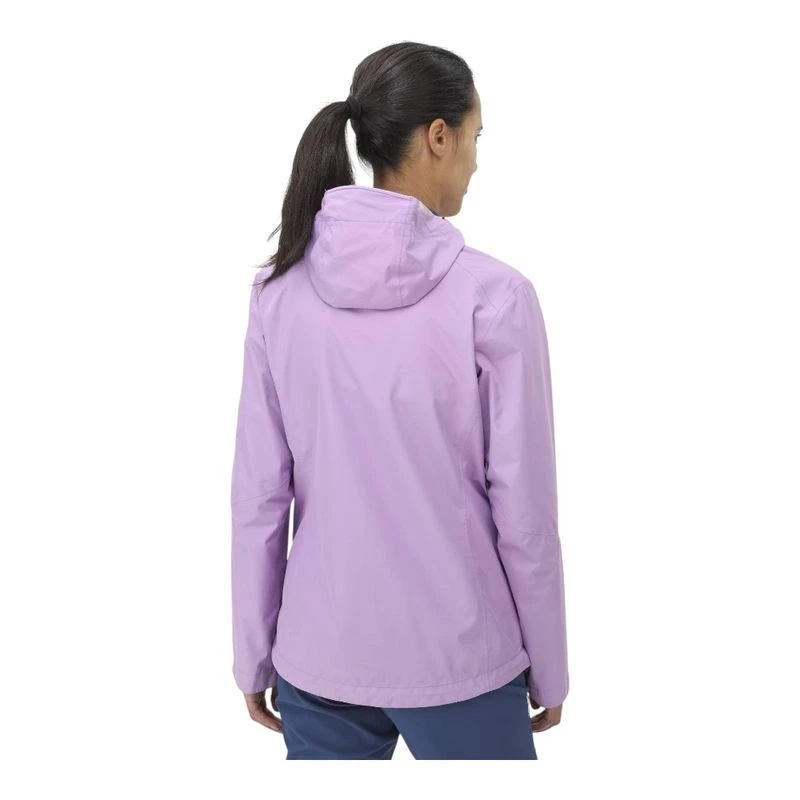 Veste Imperméable Femme Regatta – Taille 14 – Violette Avec Capuche – Isolation Polyester