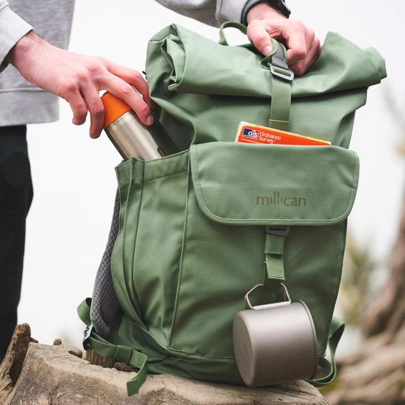【美品】millican Smith the RollPack 25L Moss Millican Smith the Roll Top 25L Bag Review! (Travel/Daily/Hiking
