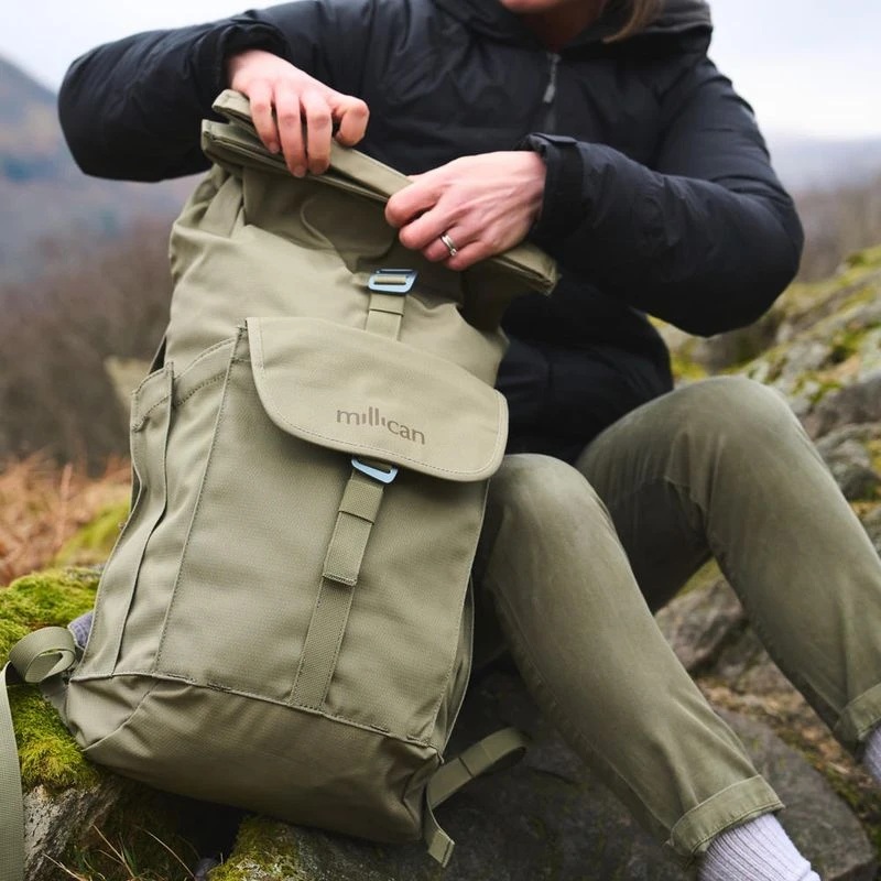 【美品】millican Smith the RollPack 25L Moss Millican SMITH ROLL PACK - 25L - MOSS | undefined | Huckberry