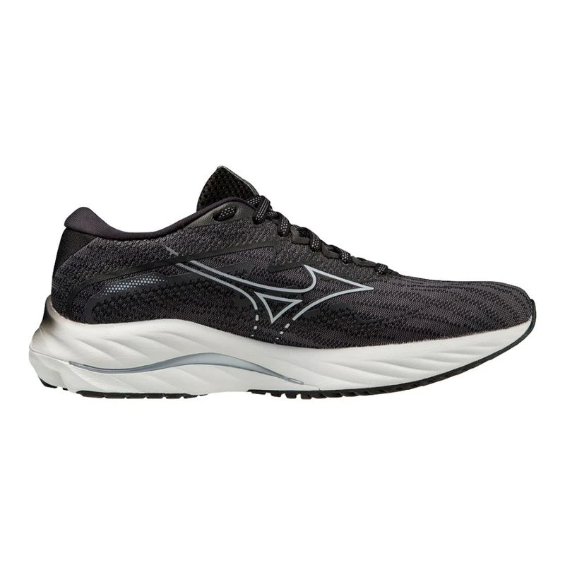 Mizuno Womens Wave Rider 27 D Running Shoes Black Sportpursuit