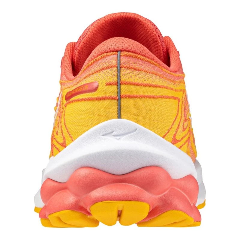 Mizuno Womens Wave Skyrise 5 Running Shoes Orange Sportpursuit