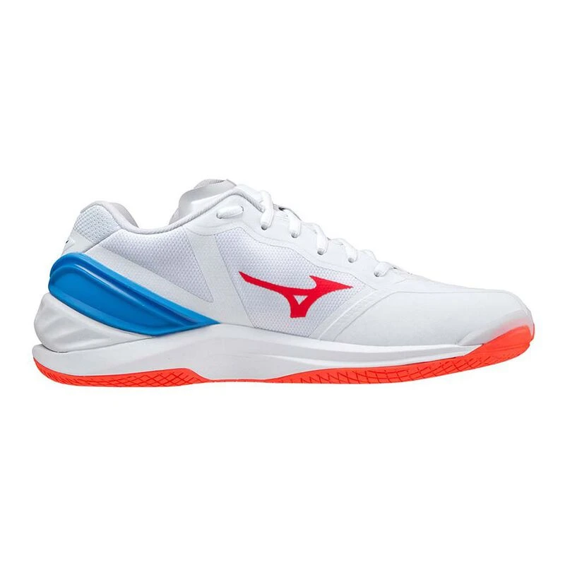 Mizuno red white and blue shoes discount