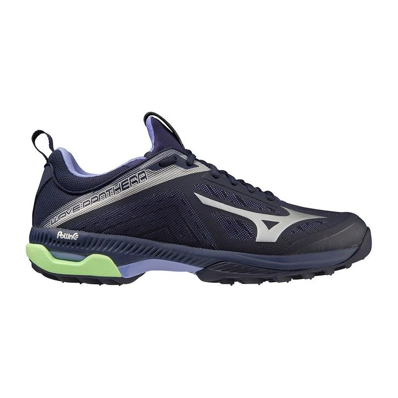 Mizuno Mens Wave Stealth Neo Handball Shoes Blue Sportpursuit