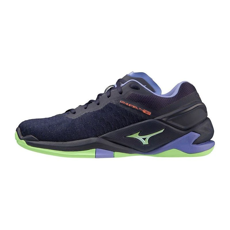 Mizuno Mens Wave Stealth Neo Handball Shoes Blue Sportpursuit