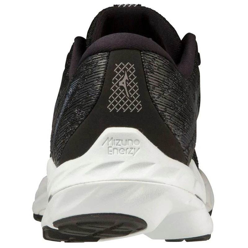 Mizuno Womens Wave Inspire 19 Running Shoes Black Silverstar Silver C
