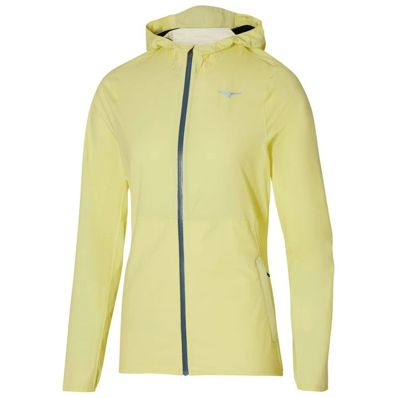 Mizuno Womens 20K ER Jacket Pale Lime Yellow Sportpursuit