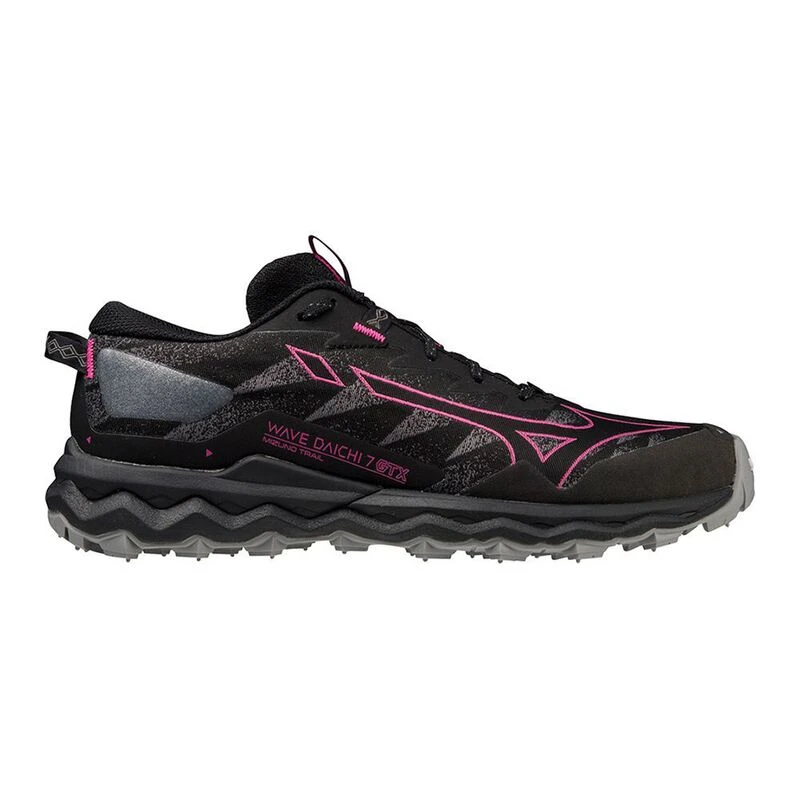 Mizuno Womens Wave Daichi 7 GTX Trail Running Shoes (Black