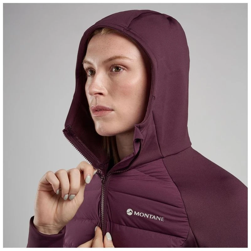 Veste en polaire bouclée, oversized, capuche violet Studio Untold | La Redoute