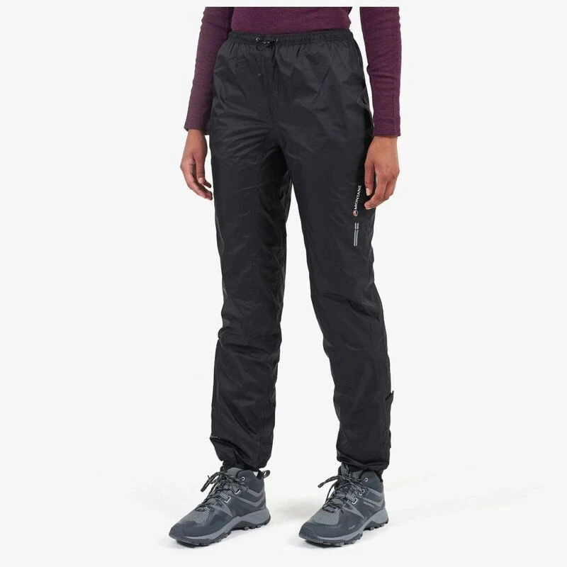 Montane Womens Minimus Waterproof Trousers Black Sportpursuit