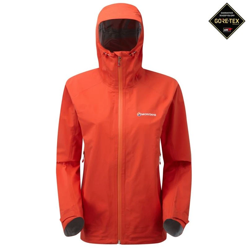 Montane Womens Surge Jacket Montbretia Orange Sportpursuit