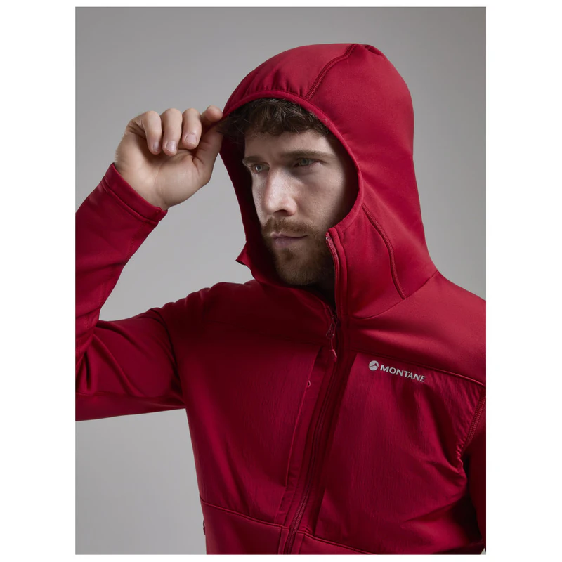 Montane Mens Fury XT Fleece Jacket (Acer Red) | Sportpursuit.com