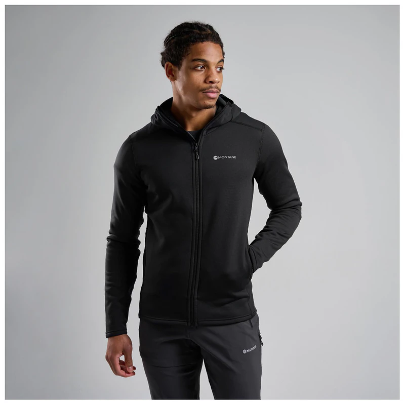 Montane Mens Fury Fleece Jacket (Black) | Sportpursuit.com