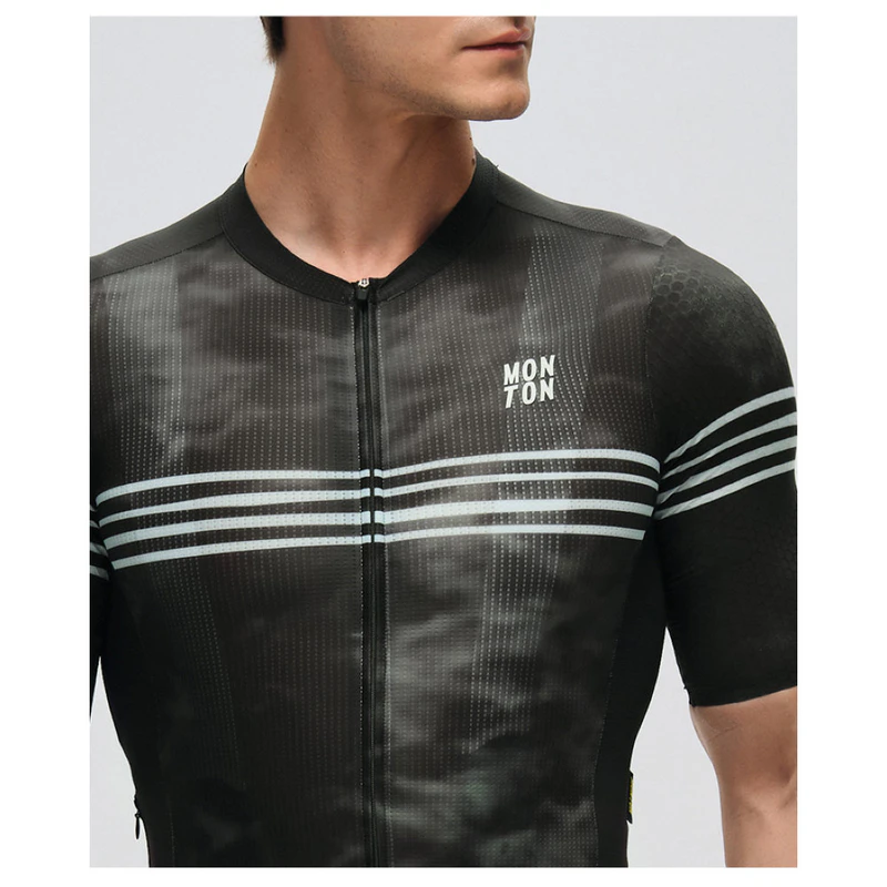 Maillot Louis Garneau Vancouver Vert Kaki/Noir, Maillot Garneau Manches Courtes, Promo équipement