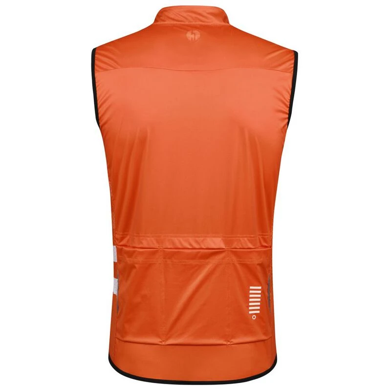 Monton Mens Urban+ Colours V2 Windproof Gilet (Orange) | Sportpursuit.