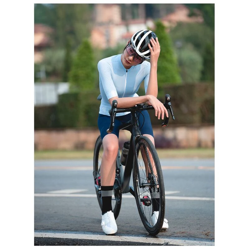 Maillot Cyclisme Louis Garneau Homme - Manches Courtes - XL - Bleu/blanc - Zip