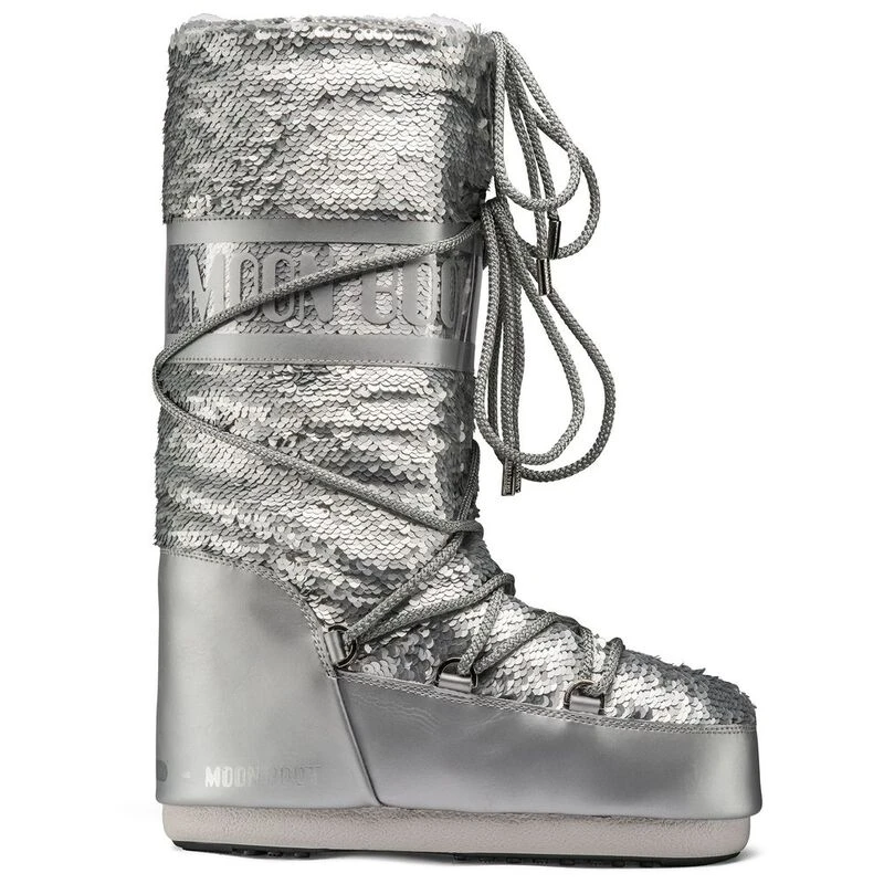 Silver disco boots sales