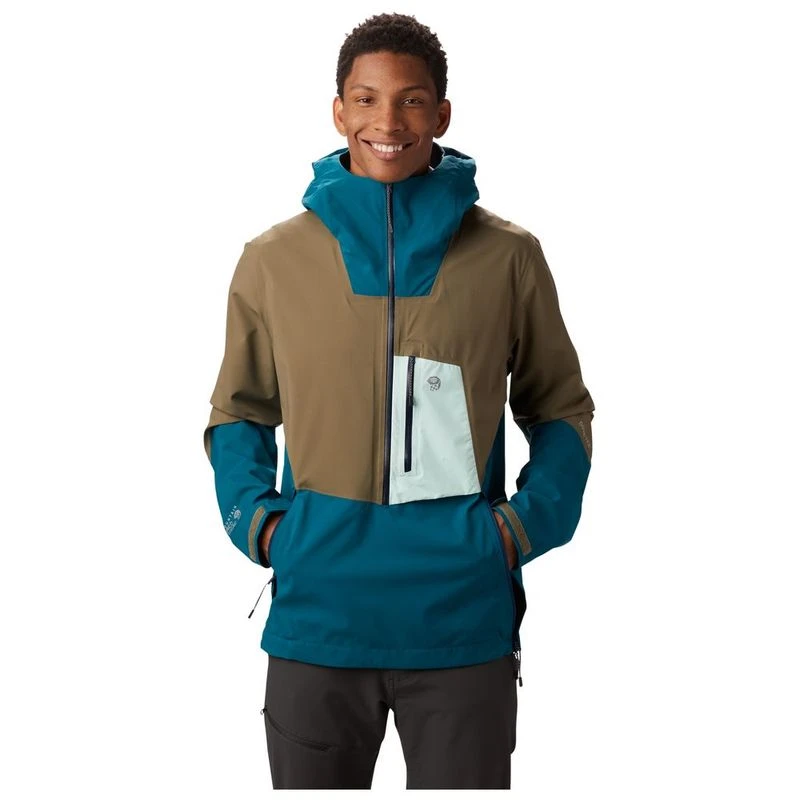 Mountain Hardwear Mens Exposure 2 GTX Paclite Stretch Pull Over Jacket