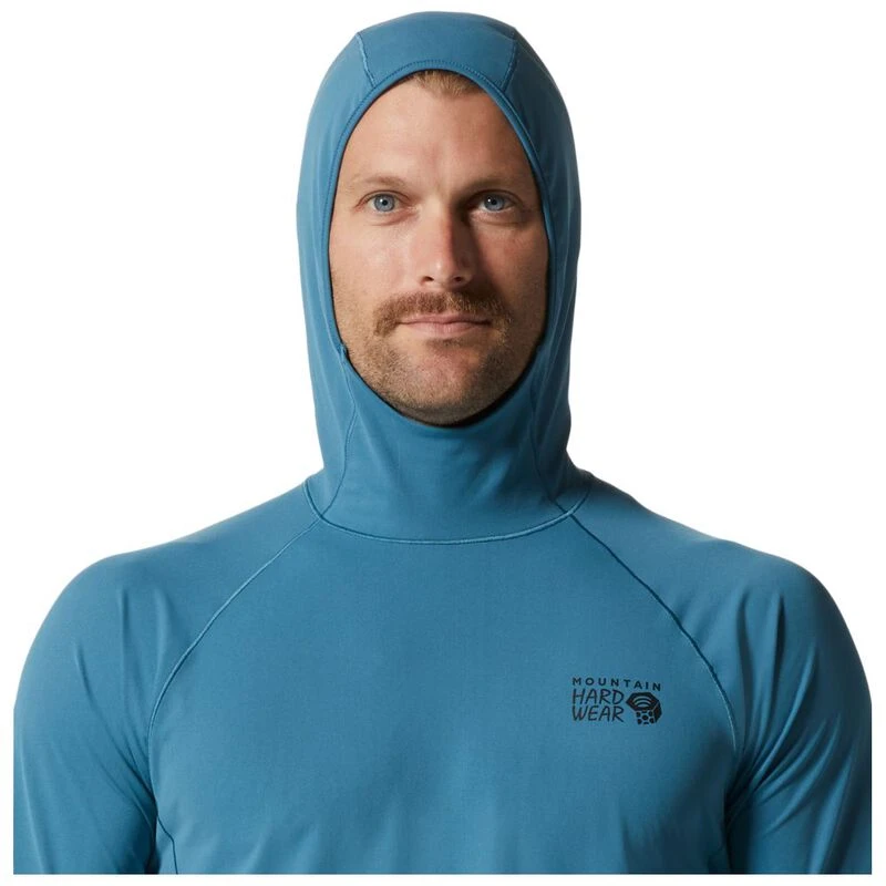MountainHardwear Mens Mountain Stretch Hoody Baselayer Caspian Spo