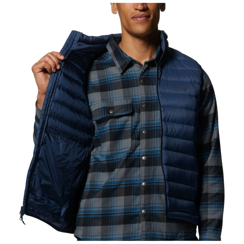 Mountain Hardwear Mens Deloro Down Gilet (Hardwear Navy) Sportpursui