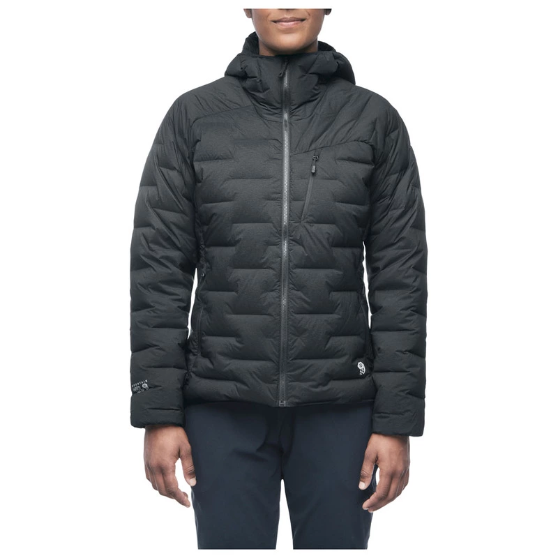 Mountain Hardwear Womens Super DS Stretchdown Hooded Jacket Black