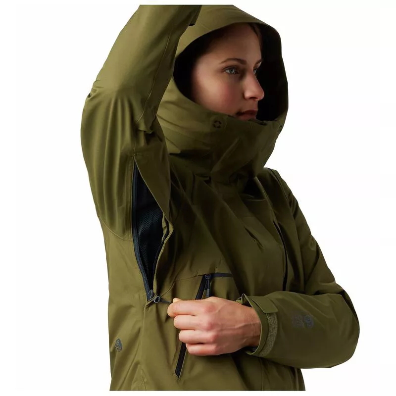 Mountain Hardwear Womens Boundary Line GTX Insulated Jacket Combat Gr