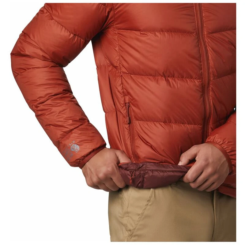 Mountain Hardwear Mens Mt. Eyak Down Hooded Jacket Rusted Sportpur
