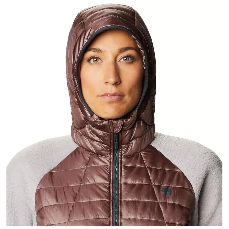 Mountain Hardwear Womens Altius Hybrid Hybrid Jacket Warm Ash Spor