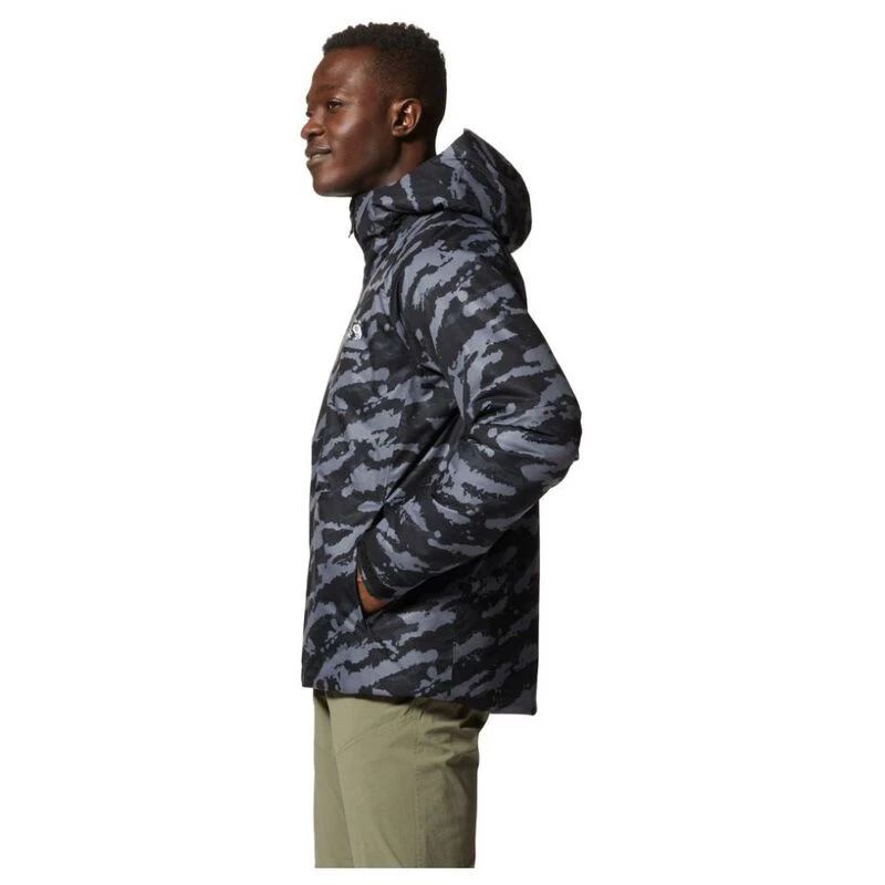 Mountain Hardwear Mens Stretch Ozonic Insulated Jacket Black Paintstr