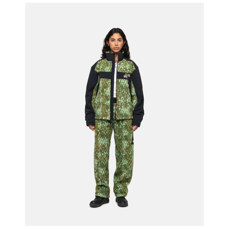 Mountain Hardwear MHW X Stüssy Fleece Jacket (Grove Scales Mountain Hardwear MHW X Stüssy Fleece Jacket (Grove Scales