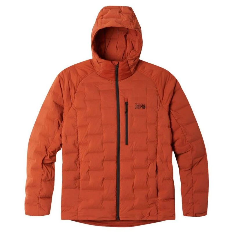 Stretchdown hooded jacket store