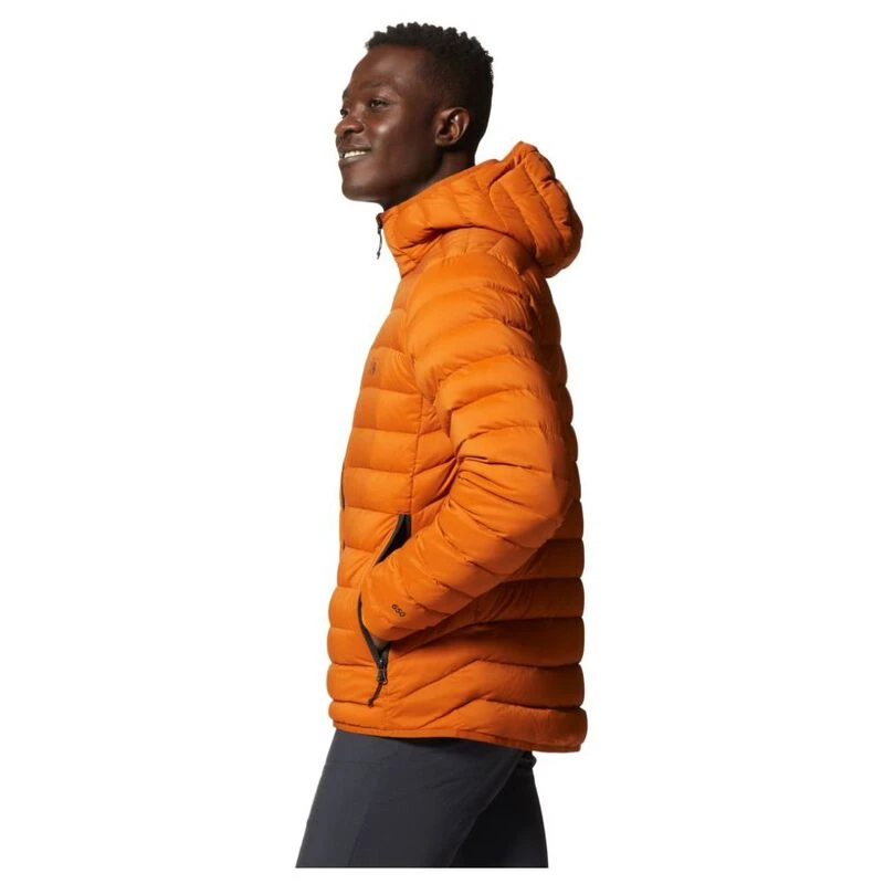 MountainHardwear Mens Deloro Hooded Jacket Bright Copper Sportpurs