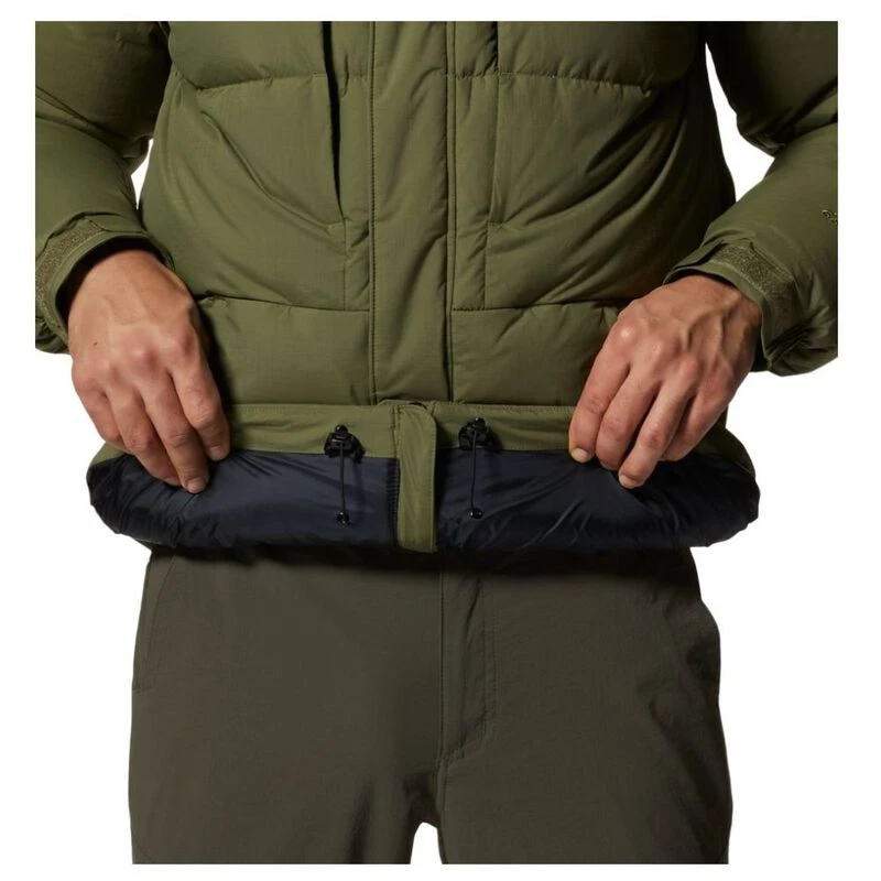 Mountain Hardwear Mens Nevadan Down Parka (Combat Green) | Sportpursui