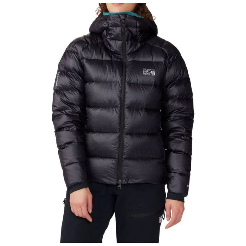 MountainHardwear Womens Phantom Alpine Hooded Jacket (Black) | Sportpu