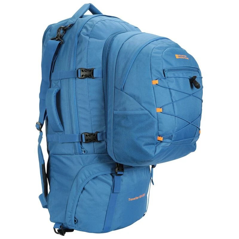 Mountain Warehouse Traveller 60L 20L Rucksack Blue Sportpursuit