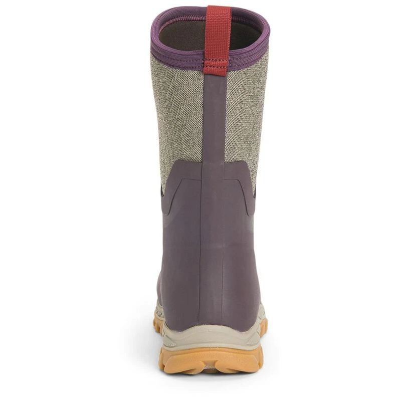 MuckBoot Womens Arctic Sport Mid Rubber Boots Wine Sportpursuit